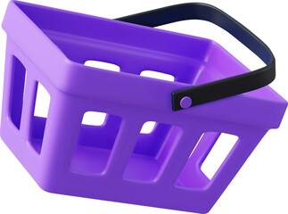 3d realistic shopping cart