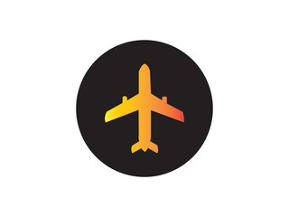 Fototapeta premium plane icon