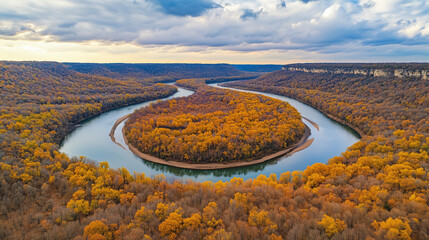 Thick Woodlands of Mark Twain National Forest, Missouri, USA