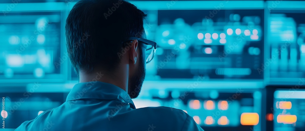 Aufkleber data processing in control room environment
