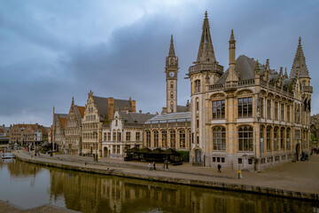 Obraz premium Cityscape of Ghent, Belgium