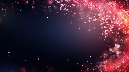 Fototapeta premium Modern Neon Design with Sakura Elements and Outlines