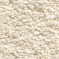 Seamless Cozy Wool Texture in Off-White with Subtle Coarseness, Ideal for Winter Textile Designs