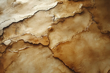 Obraz premium Abstract textured surface with earthy tones, showcasing layered formations and organic patterns.