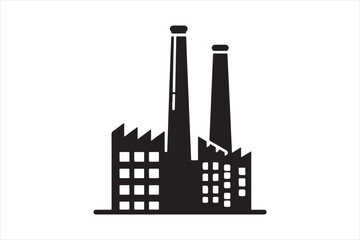 Fototapeta premium Large chemical plant icon 111.eps