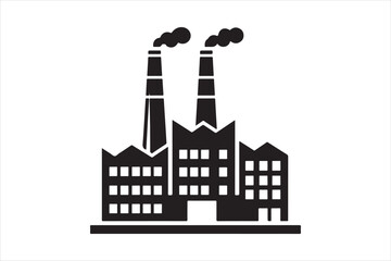 Obraz premium Large chemical plant icon 112.eps