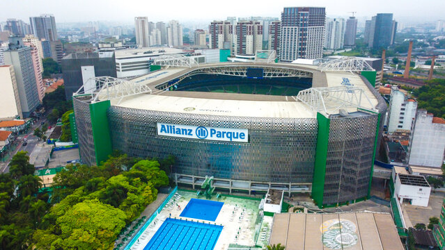 Allianz parque est&aacute;dio palmeiras futebol brasil. Foto feita em 29 Outubro 2024 em S&atilde;o paulo, brasil.