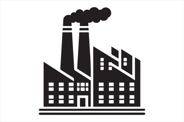 Fototapeta premium Large chemical plant icon 157.eps