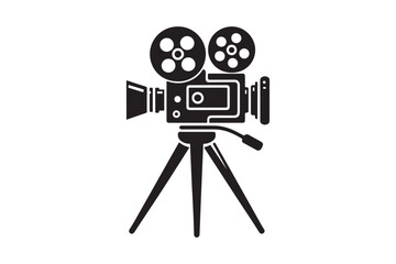 Vintage movie Film camera retro 15.eps