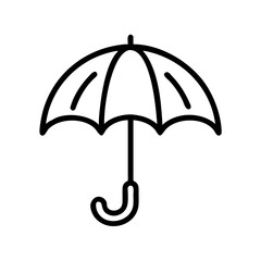 Stylish Umbrella Icon