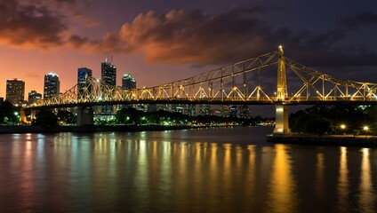 Fototapeta premium Story Bridge, Brisbane, Queensland.
