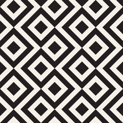 Fototapeta premium Vector seamless pattern. Repeating geometric lines. Abstract lattice background design.