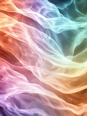 Obraz premium Vibrant abstract smoke swirls