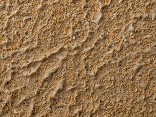 Close-up of beach sand texture on a white background