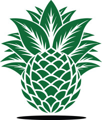 Obraz premium Abstract Pineapple Vector Illustration