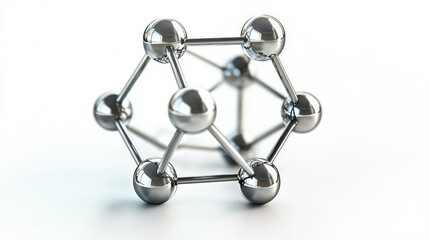 Fototapeta premium Artistic Illustration of Atomic Structure of Titanium