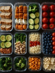 Healthy meal preparation video.