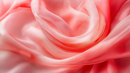 Obraz premium Flowing multicolored chiffon fabric in soft pastel colors