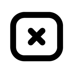 Obraz premium Close Button Icon