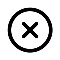 Obraz premium Close Button Icon