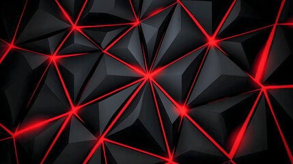 Black and red geometric background