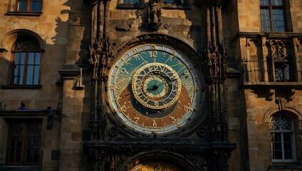 Obraz premium Prague astronomical clock in the Old Town