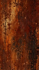 Fototapeta premium Rusty red seamless pattern with vintage rust stains.