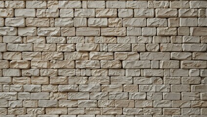 Fototapeta premium Seamless white brick stone wall texture.