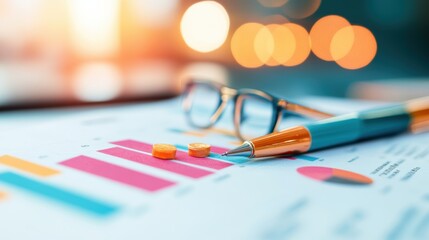 A close up of a balance sheet document with highlighted figures, showcasing the relationship between assets, liabilities, and owner equity.