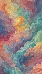 Fototapeta premium Soft pastel abstract backdrop for design in 2D style.