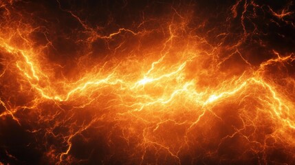 A vibrant depiction of lightning-like energy coursing through a dark background.