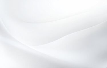 Obraz premium Soft white abstract background with smooth curves and gentle waves. Ideal for design projects