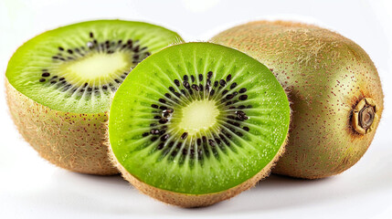 Fototapeta premium Sliced Kiwi Fruit Revealed,