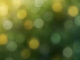 Blurred green and yellow background for nature-themed designs.
