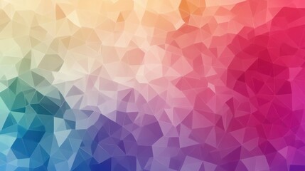Obraz premium A colorful, abstract polygonal background with a gradient effect.