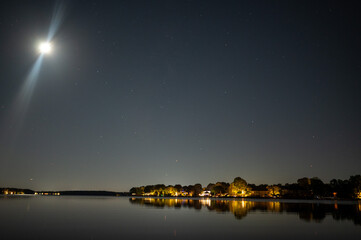 Night View of the Lake