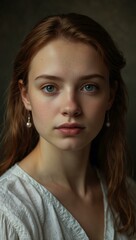 Fototapeta premium Portrait of a young woman.