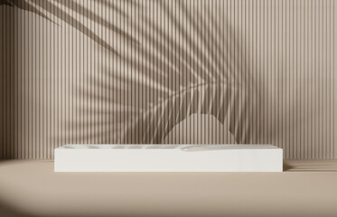 Product Podium - Beige Background