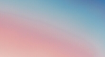 Obraz premium Soft Pastel Gradient Background Transitioning from Blue to Pink with a Gentle Grain Effect