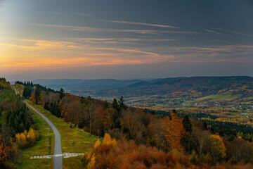 Landscape of Carpathian in Poland 