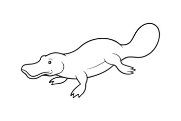 Platypus Silhouette Vector bundle , Platypus Silhouette 