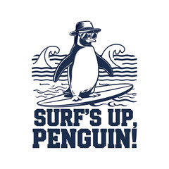 Penguin T-Shirt Design Perfect for Animal Lovers