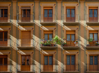 facade of an old building in Granada spain