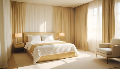 Fototapeta premium Photo interior modern design room 3d illustration