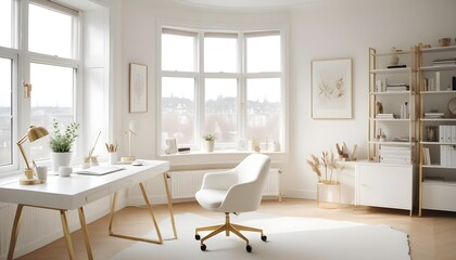 Fototapeta premium Photo interior modern design room 3d illustration