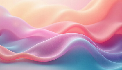 Obraz premium Fluid Gradient Waves in Pink and Blue Abstract Background