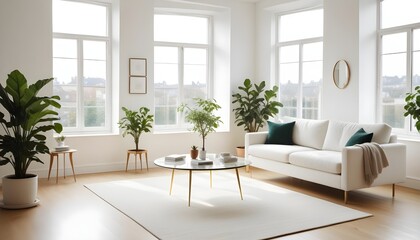 Photo interior modern design room 3d illustration