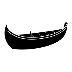 illustration of  canoe