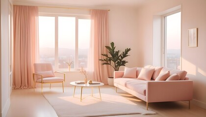 Photo interior modern design room 3d illustration