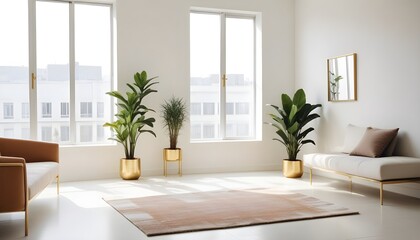 Photo interior modern design room 3d illustration